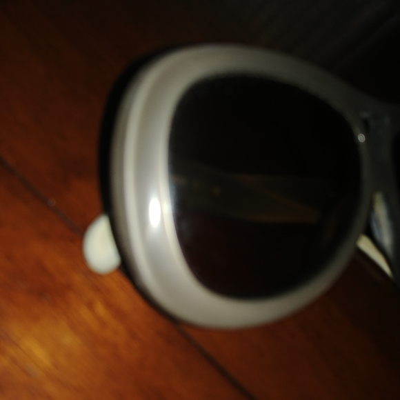 HANAE MORI PARIS | Gray Womens Cali Plastic Acrylic Big Sunnies Sunglasses main image 11